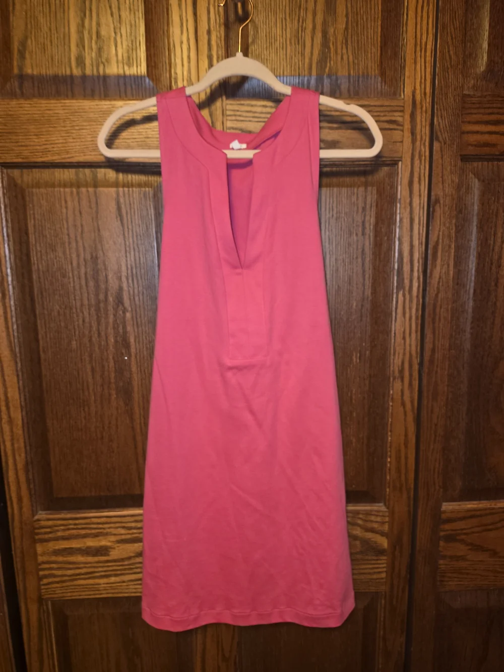 Women’s Pink Sleeveless Shift Dress - Brand Unspecified